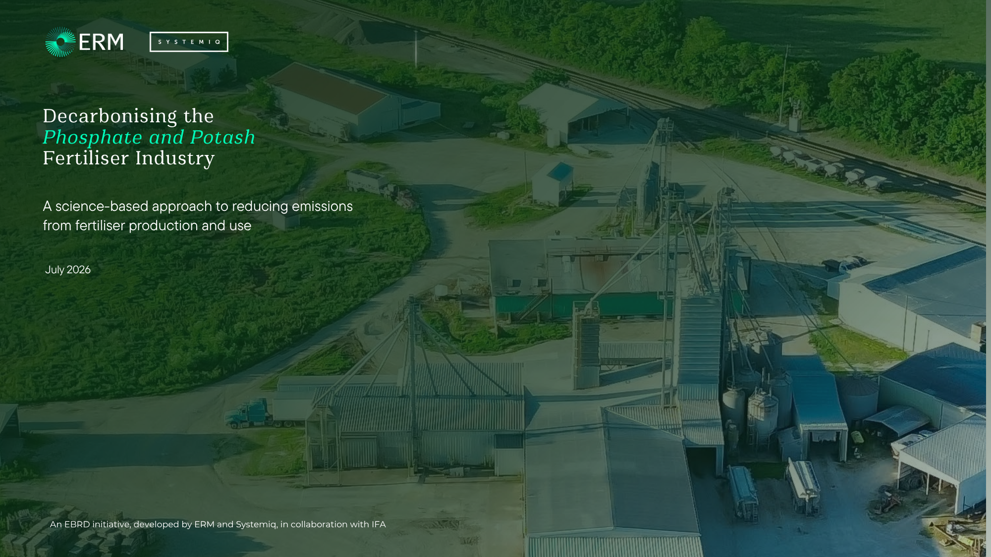 Decarbonising the Phosphate and Potash Fertiliser Industry (1)